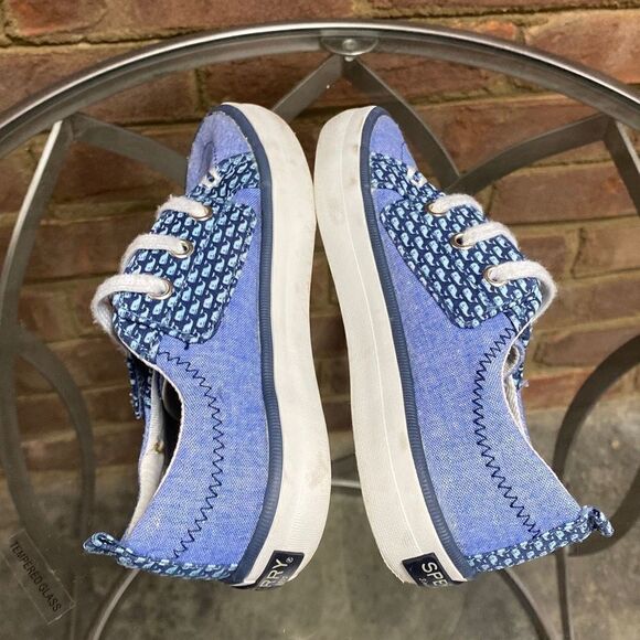 Sperry x Vineyard Vines Crest Vibe Jr Chambray Shoes Size 9 - Picture 6 of 9